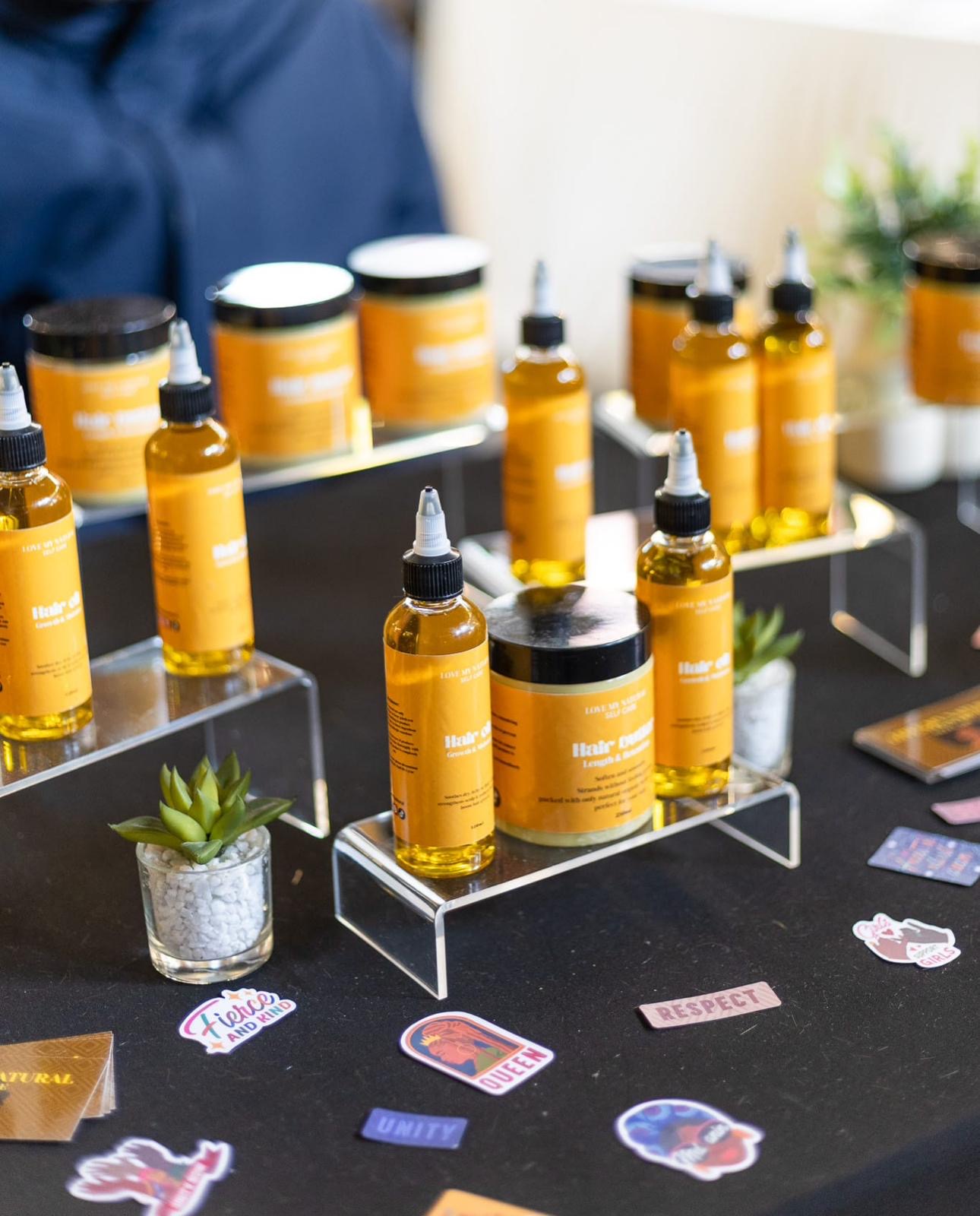 Products on display